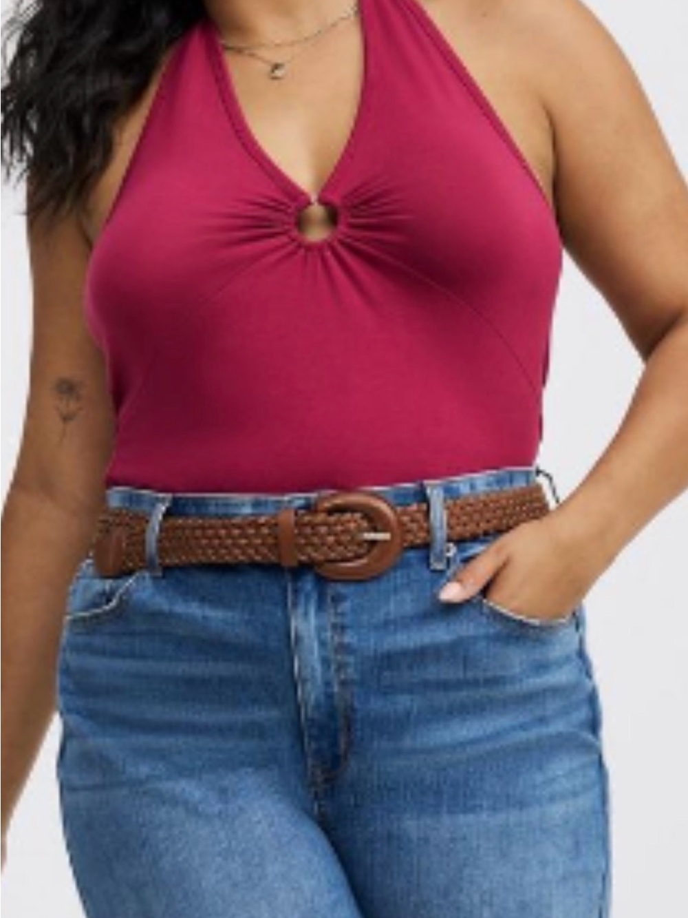 NWT torrid Foxy Halter O-Ring Tank